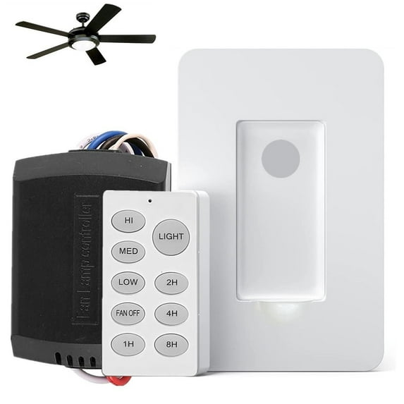 Hankistone Universal Ceiling Fan and Light Remote Control Kit