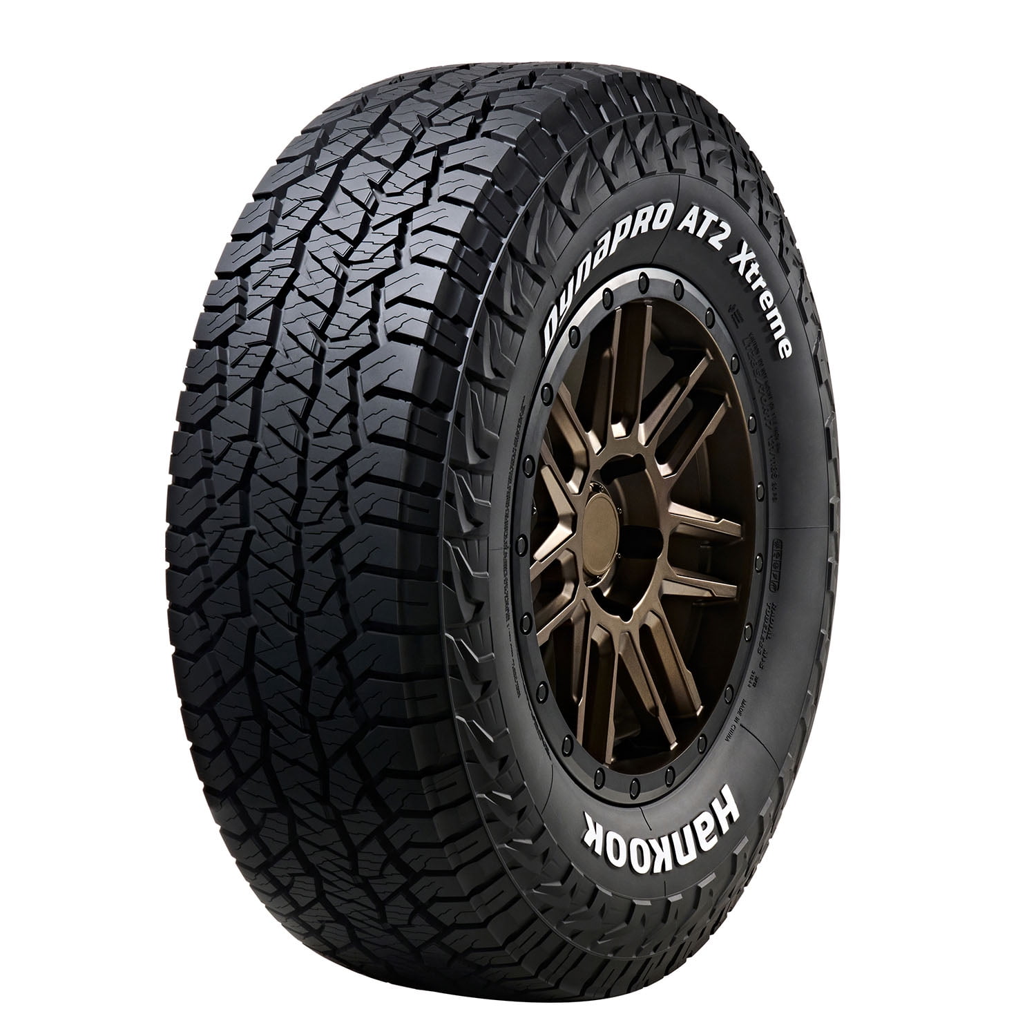 Hankook Dynapro AT2 Xtreme (RF12) All Terrain 255/60R18 108T Light Truck Tire Fits: 2016-23 Mazda CX-9 GS-L, 2019-22 Audi Q7 Premium Plus Simolary simolary.com