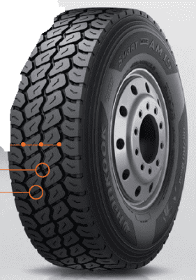 Hankook Smart Work (AM15) 385/65R22.5 158 L All Position Commercial Tire Sansujyuku sansujyuku.com