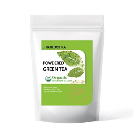 Hankook Tea Organic Powdered Green Tea - Culinary Grade - 90g polybag
