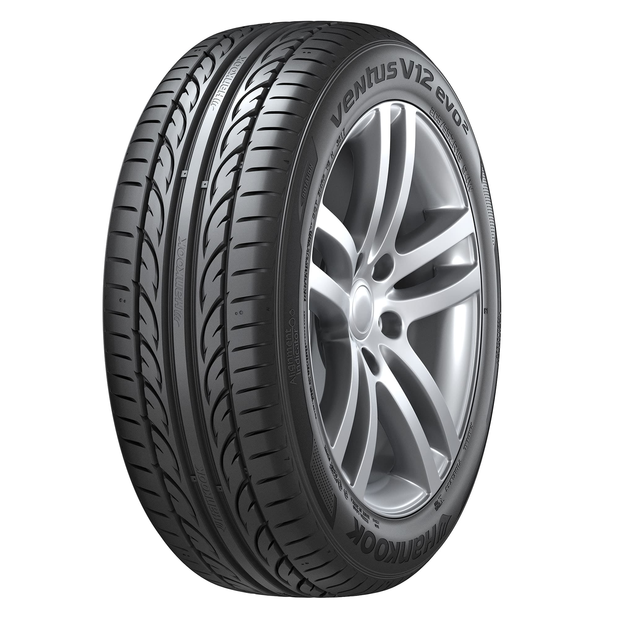 Hankook Ventus V12 EVO2 K120 Summer Performance Tire - 215/50R17 95W