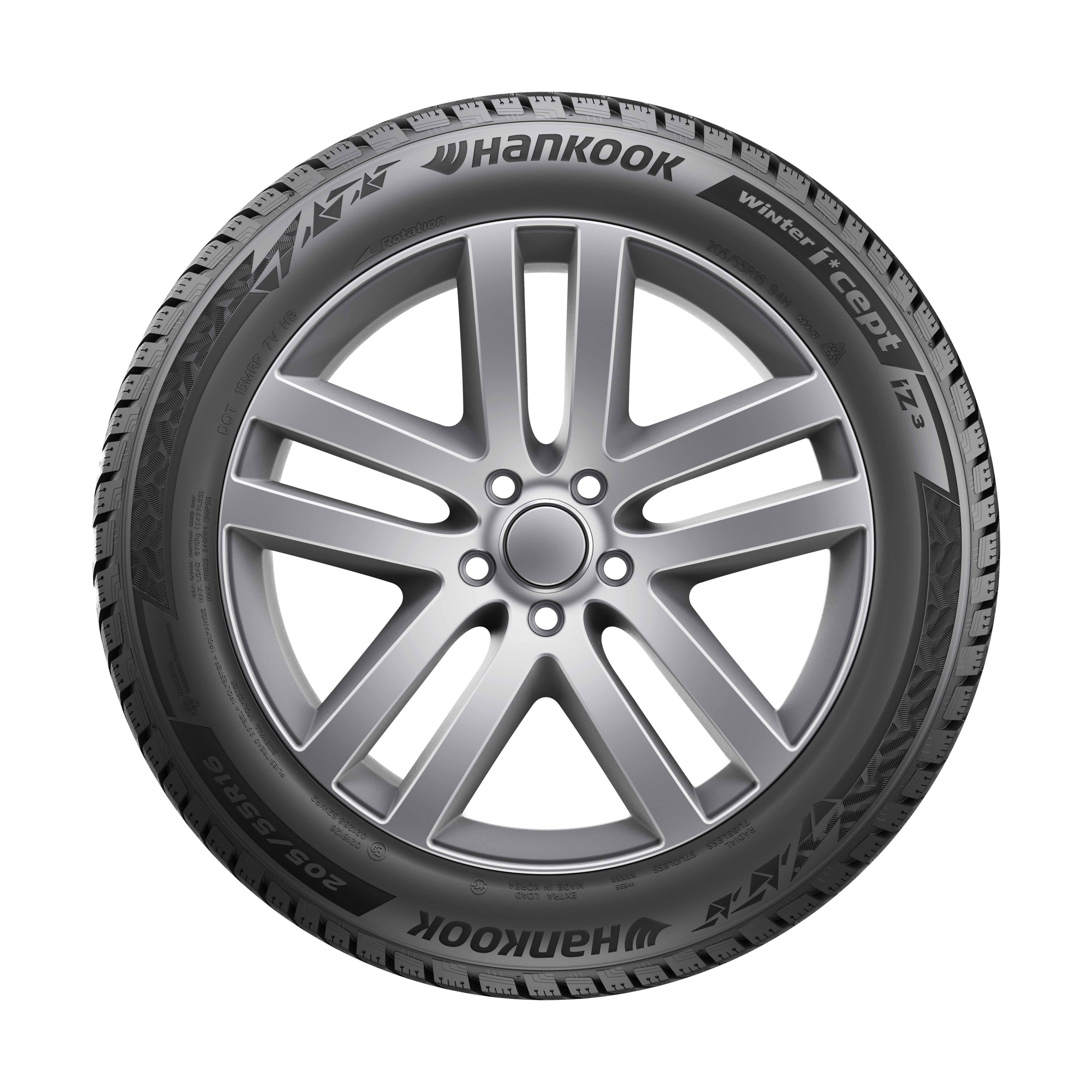 Hankook Winter i*cept iZ3 (W636) Winter 205/50R17 93H XL Passenger Tire