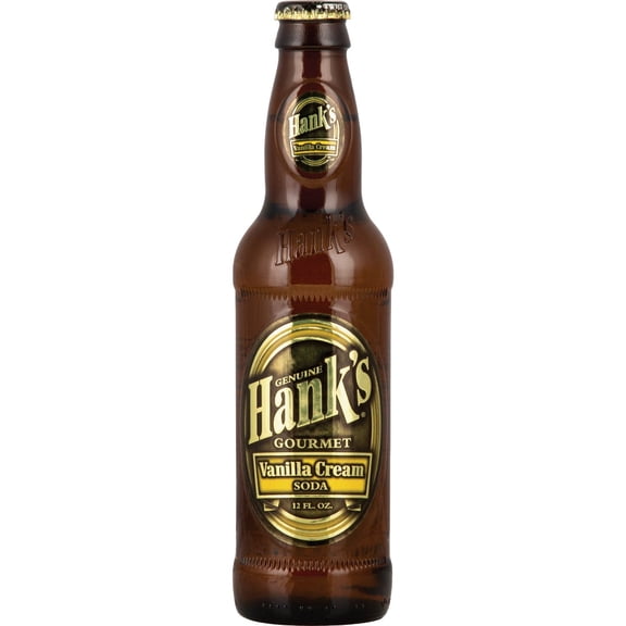 Hank's Beverages Hanks Soda Vanilla Cream, 4 12oz. glass bottles Residential Use, Standard Application