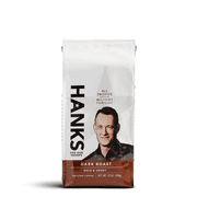 Hanks for Our Troops Dark Roast Ground Coffee, 12 oz Bag, Bold Full-Bodied Flavor, 100% Arabica, Roasted in USA