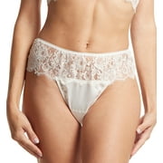 Hanky Panky Bridal Happily Ever After Retro Thong (4R1931),Large,Light Ivory