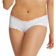 thumbnail image 1 of Hanky Panky Cotton Boyshort (891281),Large,White, 1 of 5