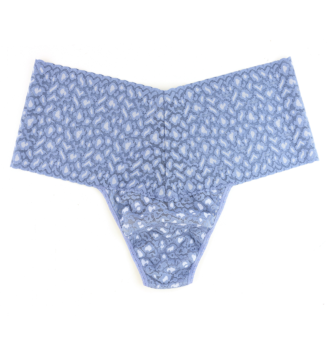 Hanky Panky Retro Leopard Thong - Cross Dye Lace One Size (Fits 4-14) Women's Panties