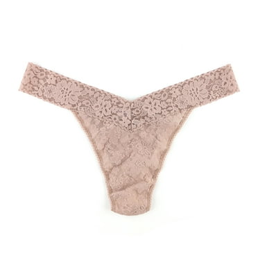 Hanky Panky Daily Lace Original Rise Thong PLUS (771101XP),Taupe