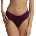 thumbnail image 1 of Hanky Panky MoveCalm Hi-Rise Thong (2P1924),Large,Dried Cherry/Damson Plum, 1 of 3