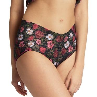 Hanky Panky Retro Lace Printed V-kini (PR9K2124),Small,Am I Dreaming
