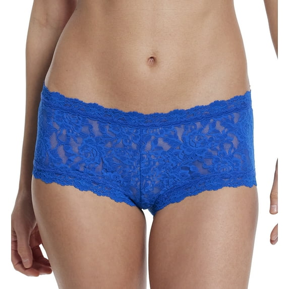 Hanky Panky Signature Lace Boyshort (4812P),Large,Deep Dive