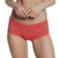 thumbnail image 1 of Hanky Panky Signature Lace Boyshort (4812P),Large,Hibiscus Bloom, 1 of 6