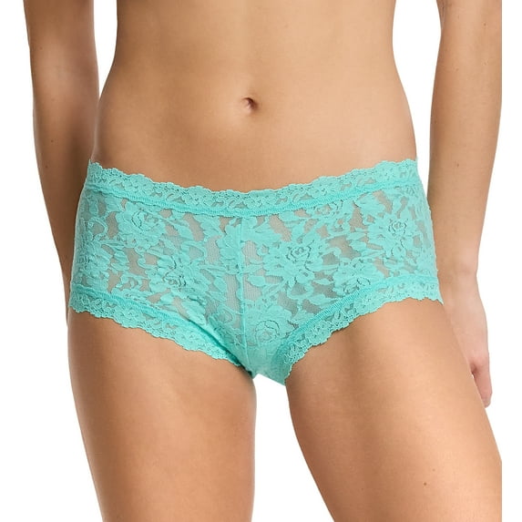 Hanky Panky Signature Lace Boyshort (4812P),Medium,Sea You Later