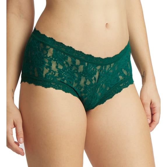 Hanky Panky Signature Lace Boyshort (4812P),Small,Green Queen