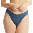 thumbnail image 1 of Hanky Panky Signature Lace Original Rise Thong (4811P),Deep Water, 1 of 6