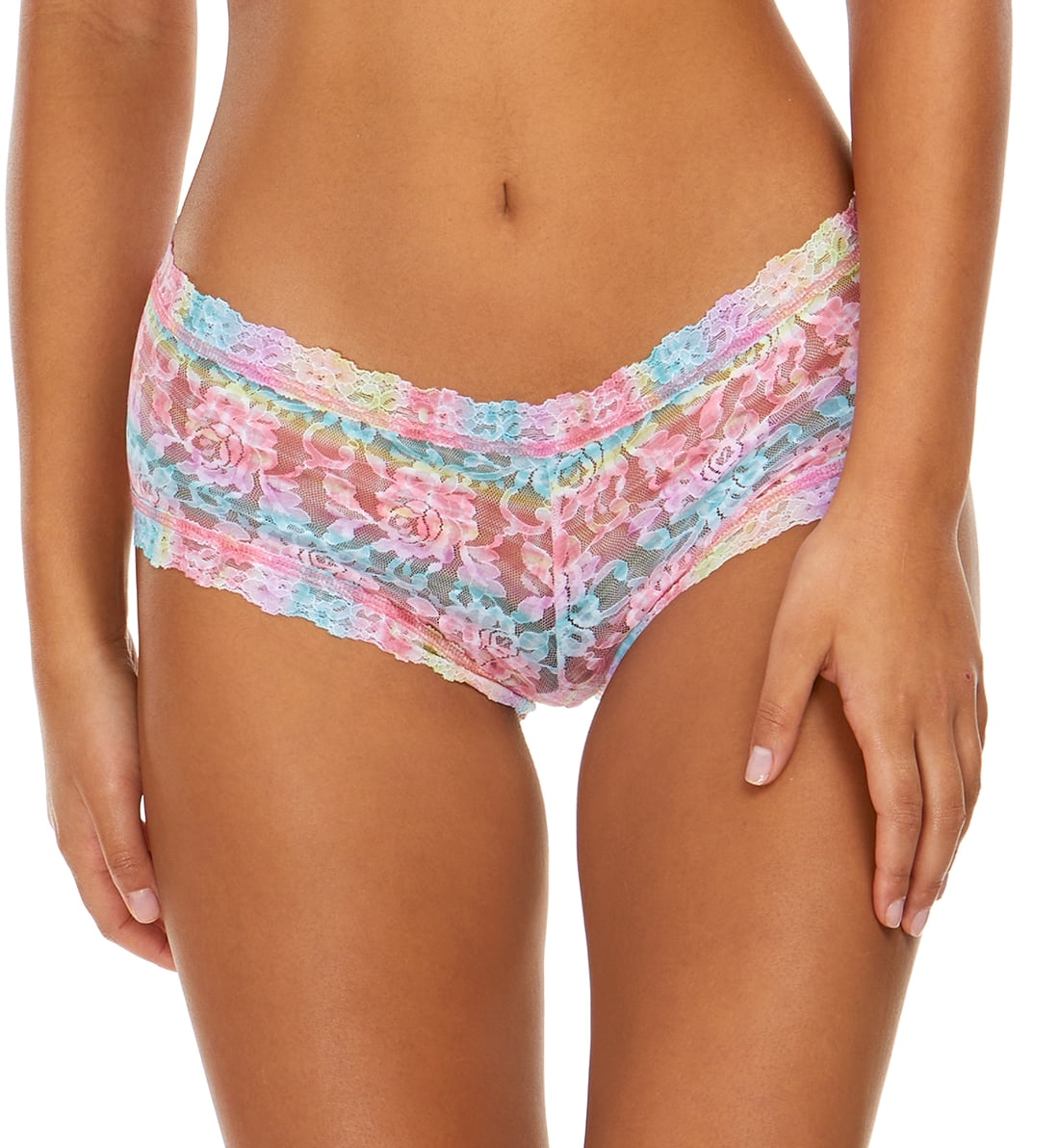 Hanky Panky Signature Lace Printed Boyshort (PR4812P),Large Hanky Panky Signature Lace Printed Boyshort (PR4812P),Large