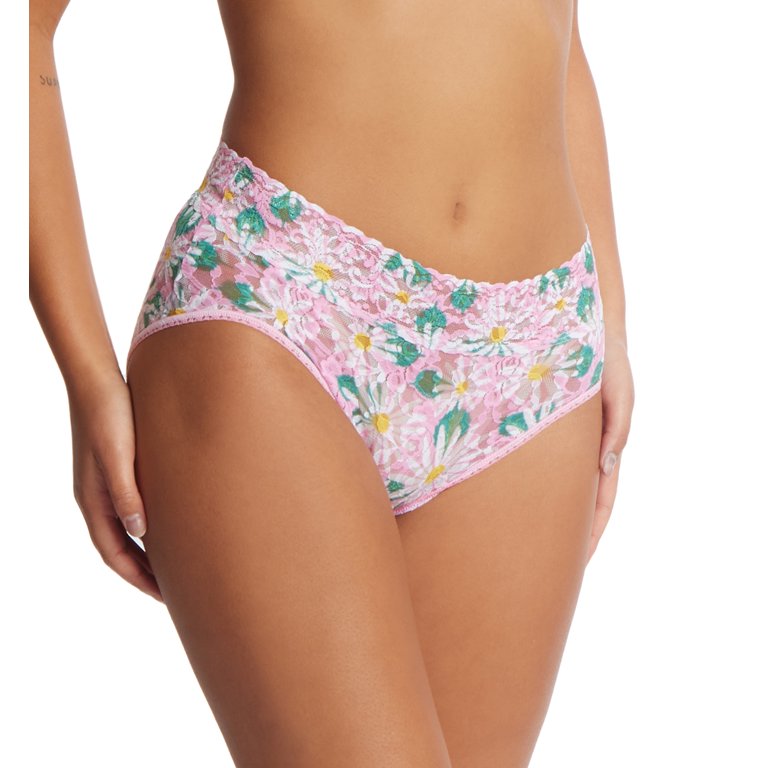 Hanky Panky Signature Lace Printed French Brief (PR461),Medium,Hello Spring  