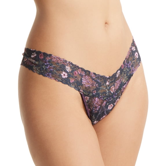 Hanky Panky Signature Lace Printed Low Rise Thong (PR4911P),Myddleton Gardens