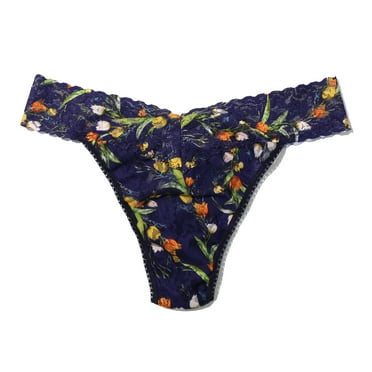 Hanky Panky Signature Lace Printed Original Rise Thong PLUS (PR4811X),Central Park
