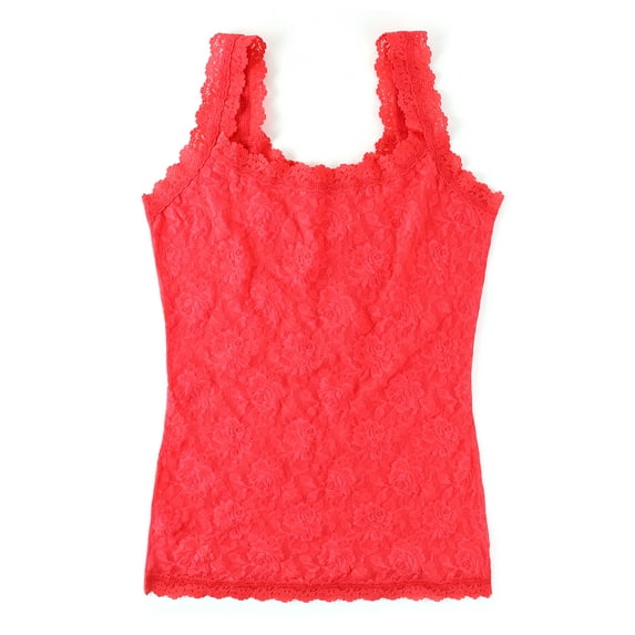 Hanky Panky Signature Lace Unlined Camisole (1390L),XL,Deep Sea Coral