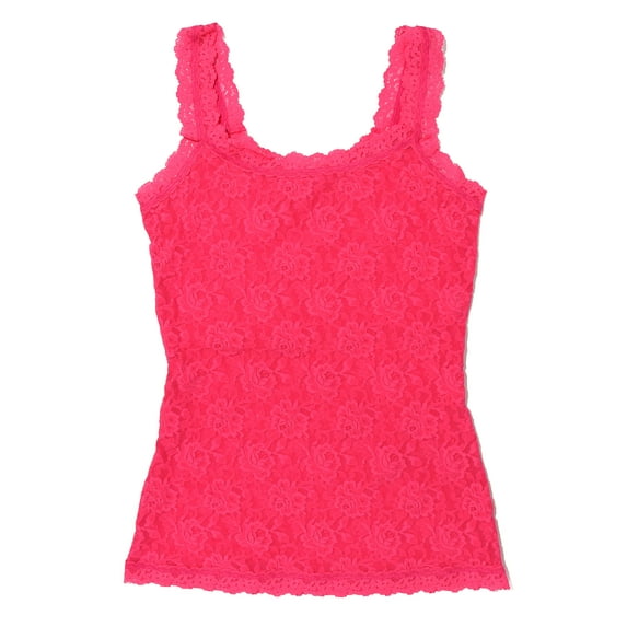 Hanky Panky Signature Lace Unlined Camisole (1390LP),Small,Vivid Coral
