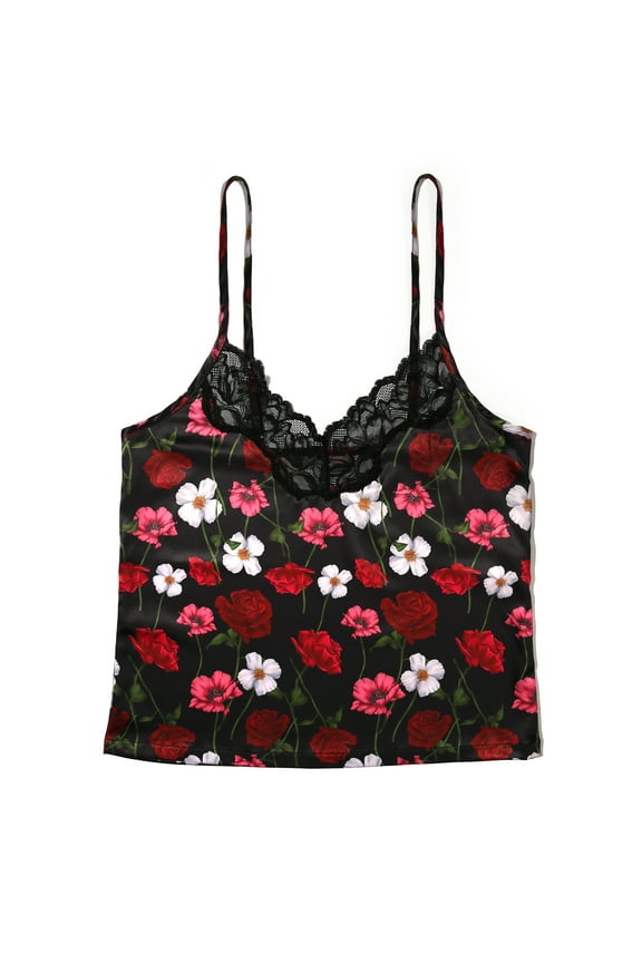 So Luxe Satin Camisole (1S4734),Small,Am I Dreaming