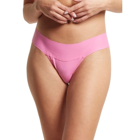 Hanky Panky TAFFY PINK Breathesoft Natural Rise Thong, US Small