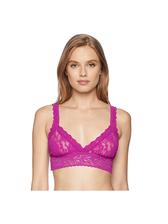 Women's Signature Lace Crossover Bralette 113 Belle Pink X-Small