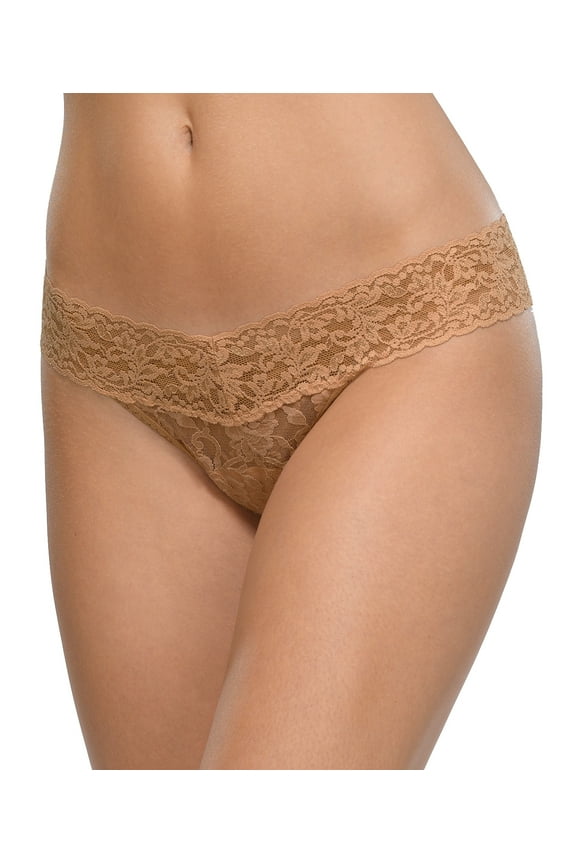 Women's Low Thong in Suntan, O/S