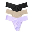thumbnail image 1 of Hanky Panky Womens Breathe Thong 3-Pack Style-6J1661B3PK, 1 of 6