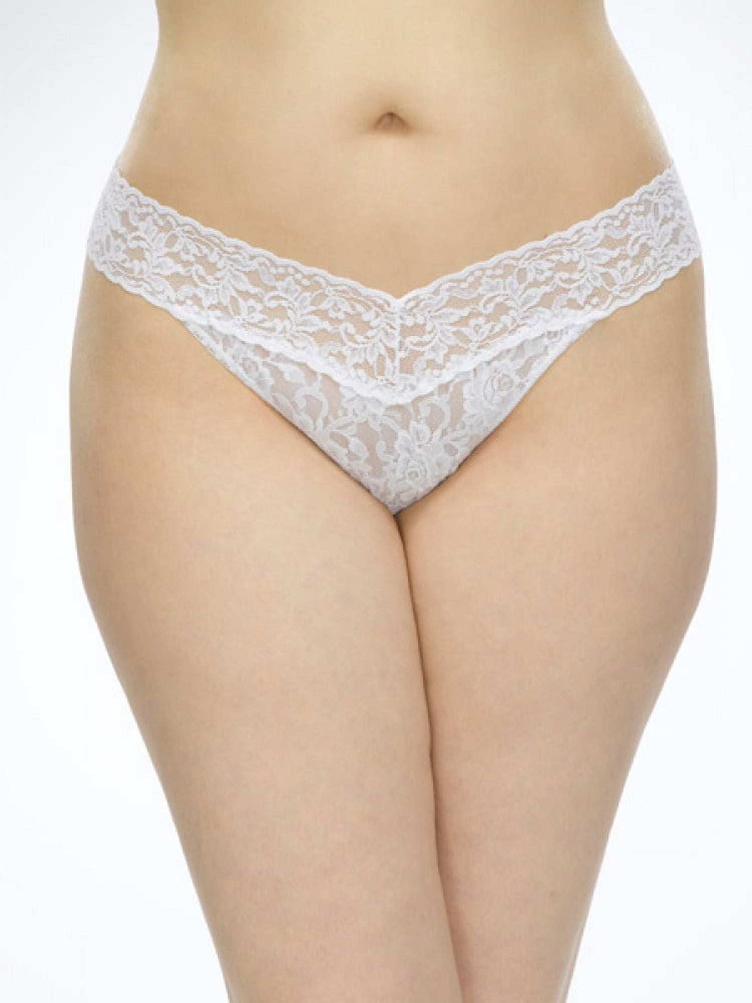 Shop White Lace Thongs Plus Size with great discounts and prices