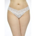 thumbnail image 1 of Hanky Panky Womens Plus Size Signature Lace Original Rise Thong Style-4811X, 1 of 2
