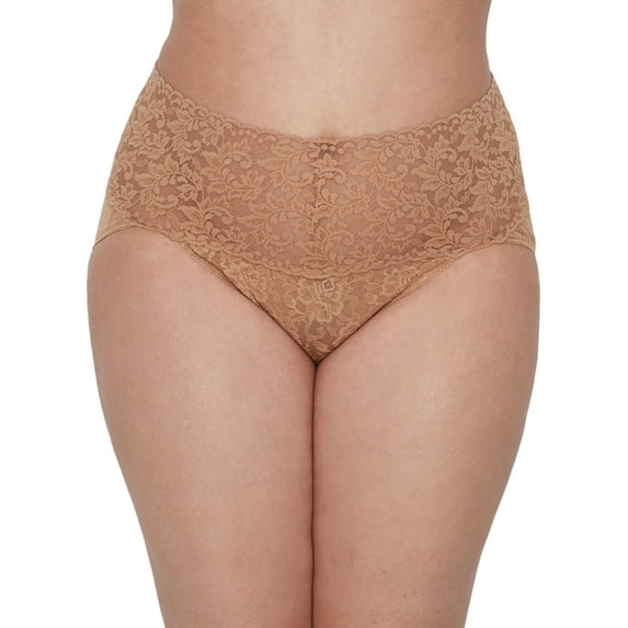 Hanky Panky Womens Plus Size Signature Lace Retro V-Kini Style-9K2124X