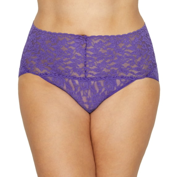 Hanky Panky Womens Plus Size Signature Lace Retro V-Kini Style-9K2124X