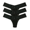 thumbnail image 1 of Hanky Panky Womens Signature Lace Low Rise Thong 3-Pack Style-49113PK, 1 of 7