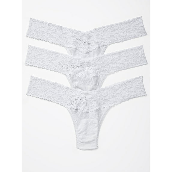 Hanky Panky Womens Signature Lace Low Rise Thong 3-Pack Style-49113PK
