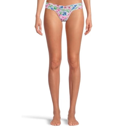 Hanky Panky Womens Signature Lace Low Rise Thong Paint And Pour One Size