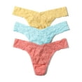 thumbnail image 1 of Hanky Panky Womens Signature Lace Original Rise Thong Fashion 3-Pack Style-48113PVPK, 1 of 5