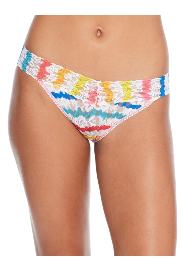 Womens Signature Lace Printed V-Kini Style-PR482374