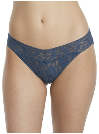 After Midnight Signature Lace Open-Panel Low-Rise Thong