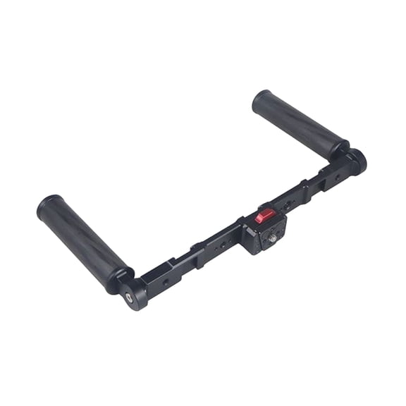 Hanlde Adjustable Handheld Phone Stabilizer Smartphone Video Rig Hand Grip with 1/4 3/8 Screw Cold Shoe Mount