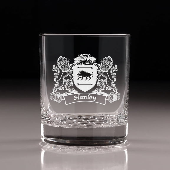 Hanley Irish Coat of Arms Nob Hill Tumblers - Set of 4