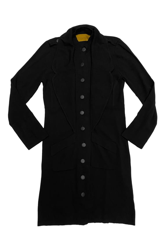 Women's Minerva Sweater Coat Large Black