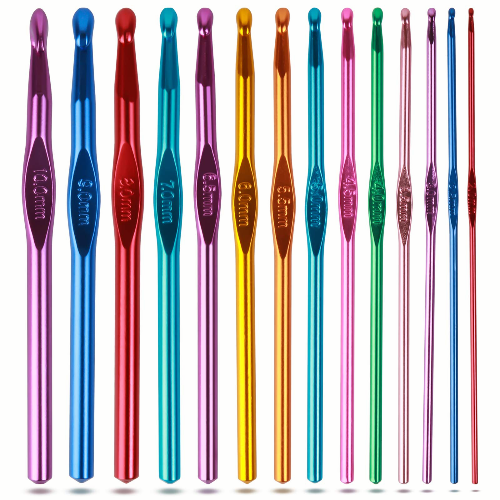 Infinity Hearts Crochet Hook Set with Accessories Deluxe 2-10mm - 46 parts  