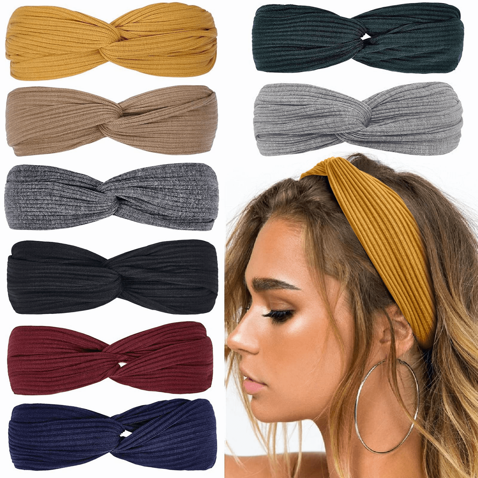 Hanmir Pack Headbands for Women, Twist Knotted Bangladesh Ubuy