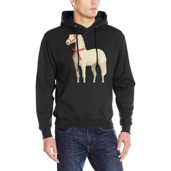 Hanmun Animal Ultimate Men Heavy Blend Hooded Sweatshirt Cotton Drawstring Long Sleeve Casual Fashion