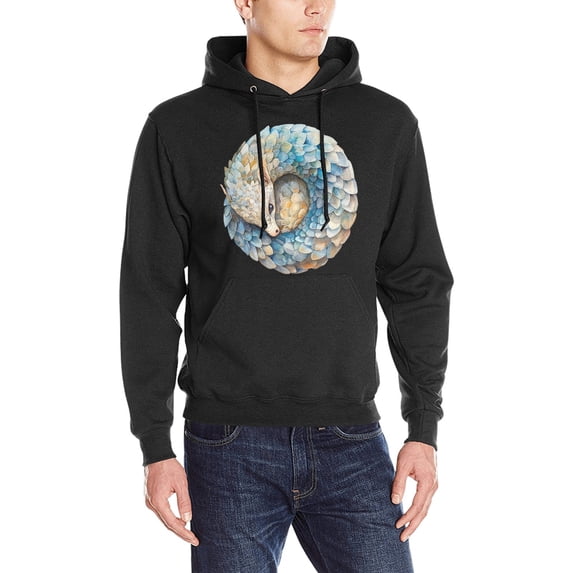 Hanmun Animal Ultimate Men Heavy Blend Hooded Sweatshirt Cotton Drawstring Long Sleeve Casual Fashion