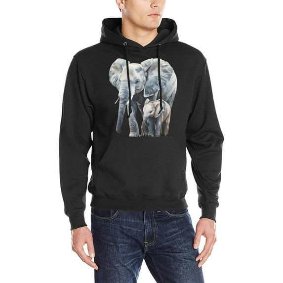 Hanmun Animal Ultimate Men Heavy Blend Hooded Sweatshirt Cotton Drawstring Long Sleeve Casual Fashion