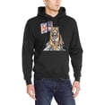 thumbnail image 1 of Hanmun Animal Ultimate Men Heavy Blend Hooded Sweatshirt Cotton Drawstring Long Sleeve Casual Fashion, 1 of 5