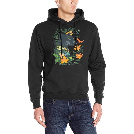 Hanmun Animal Ultimate Men Heavy Blend Hooded Sweatshirt Cotton Drawstring Long Sleeve Casual Fashion